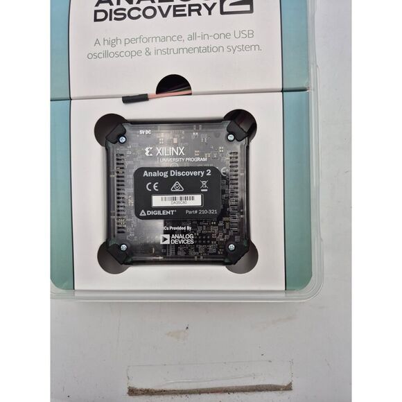 Analog Discovery 2 USB Oscilloscope Logic Analyzer & Multi-Function NIB - Picture 5 of 5
